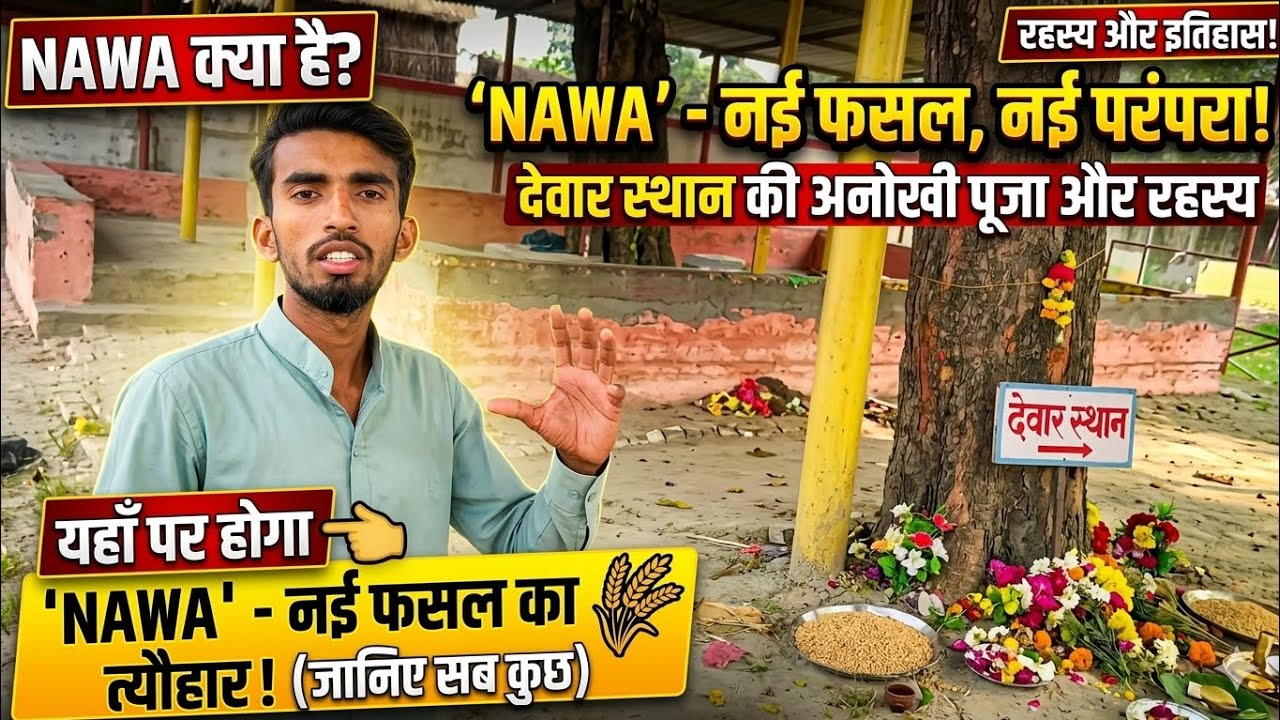 देवार स्थान की सबसे अनोखी परंपरा - NAWA क्या है? 🌾 | Deewar Sthan Puja Vlog