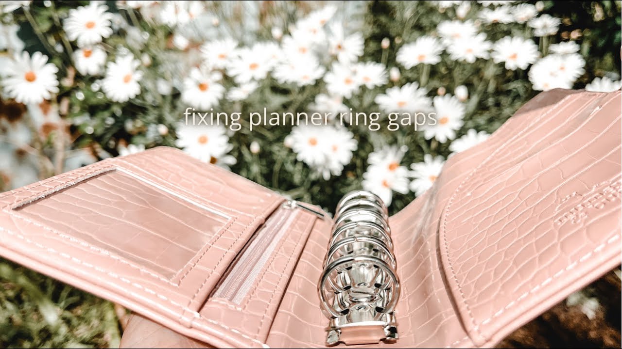 Fixing Planner Ring Gaps (super quick and easy!)