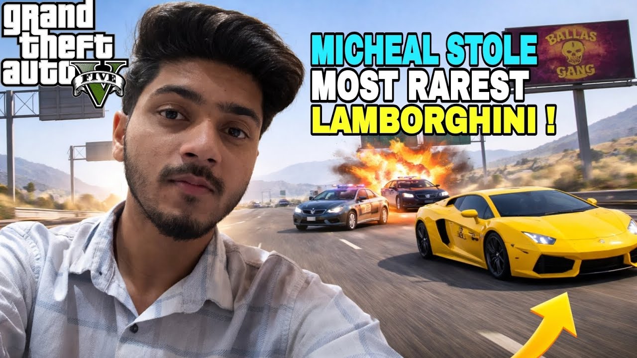 I STOLE BIGGEST YOUTUBER'S LAMBORGHINI! | GTA 5 Gameplay #2