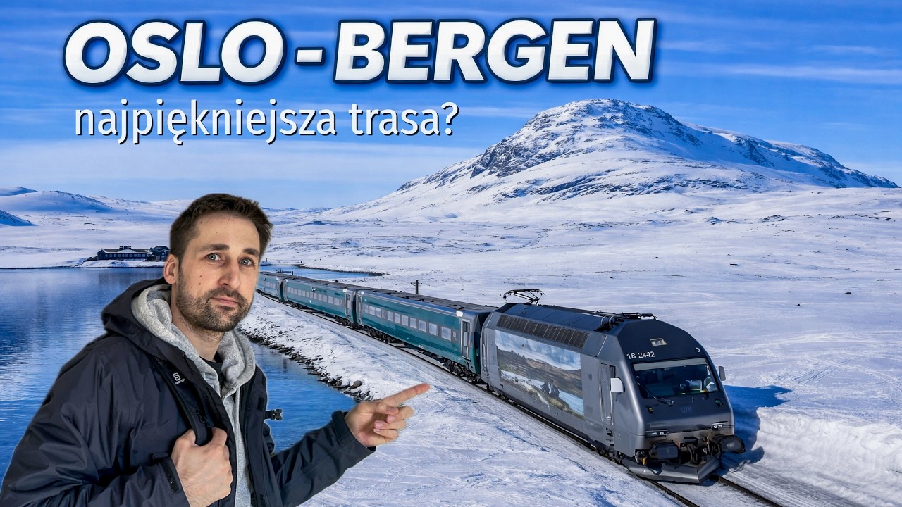 Oslo - Bergen pociągiem zimą | Najpiękniejsza trasa kolejowa Norwegii? (Norway Scenic Train)