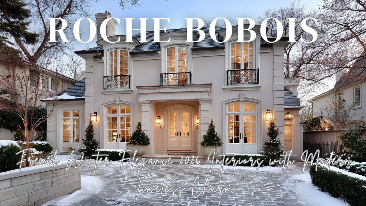 French Winter Elegance 2026 Roche Bobois Inspired Interiors with Modern Timeless Charm