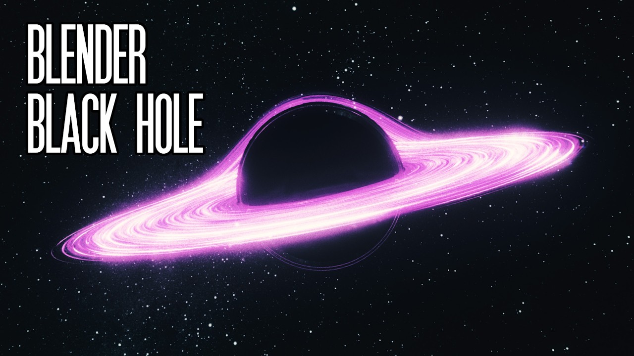 How to Make a Cinematic Black Hole in Blender (Fast 4-Min Tutorial)