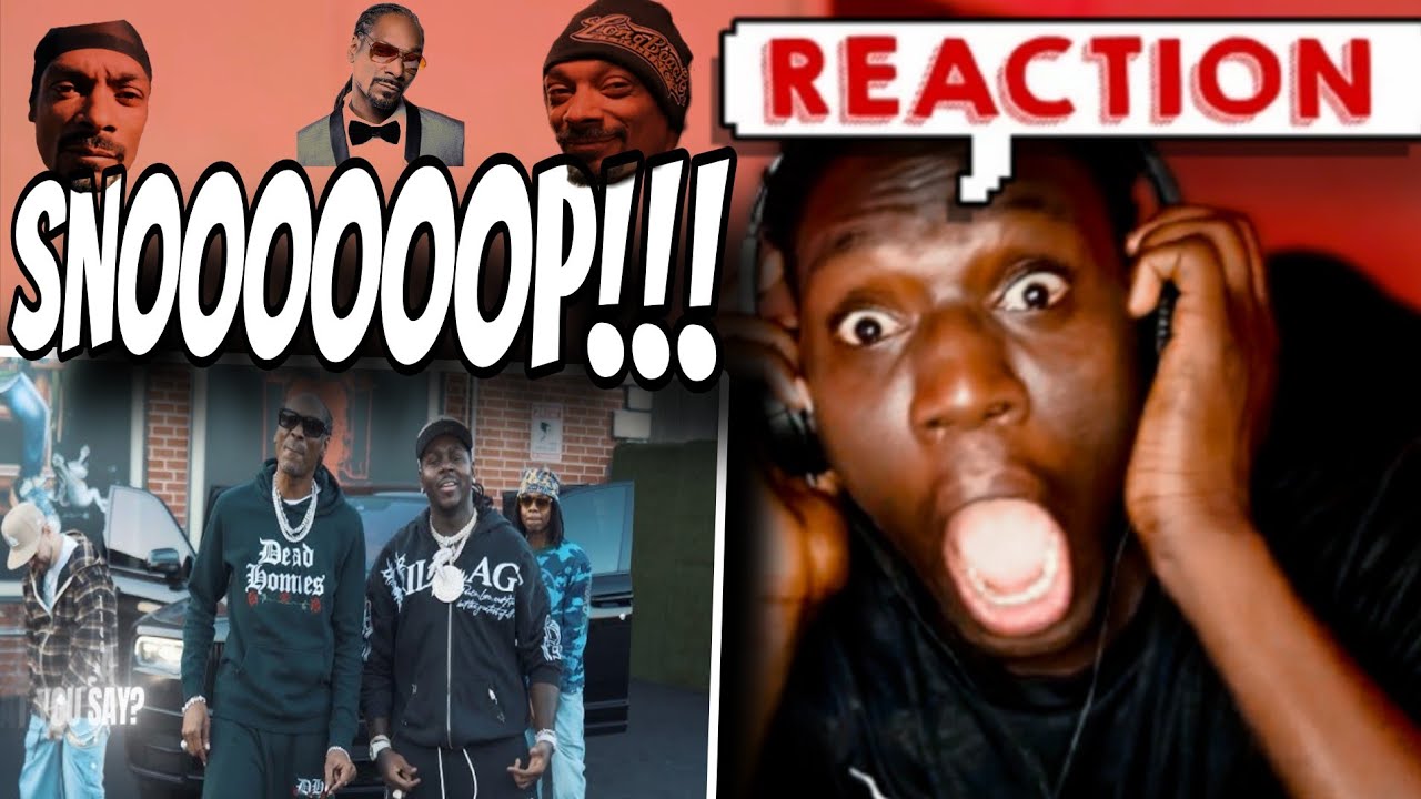SNOOP DOGG!! 😲 Compton Av, Steelz, Snoop Dogg & 310babii - YAYA (Remix) (REACTION)