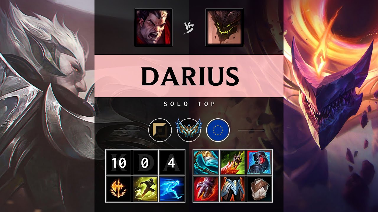 Darius Top vs Malphite - EUW Challenger Patch 25.19
