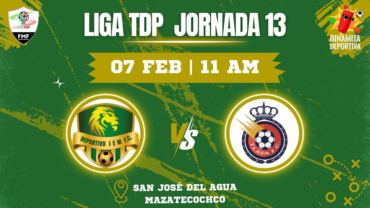 Liga TDP J-13 | Deportivo JEM vs Tlapa FC 