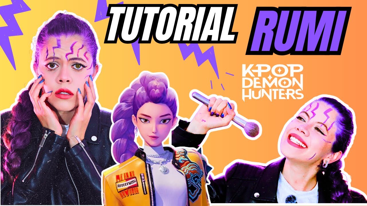 Tutorial Maquillaje de Rumi I Kpop Demon Hunters I Diario de una actriz