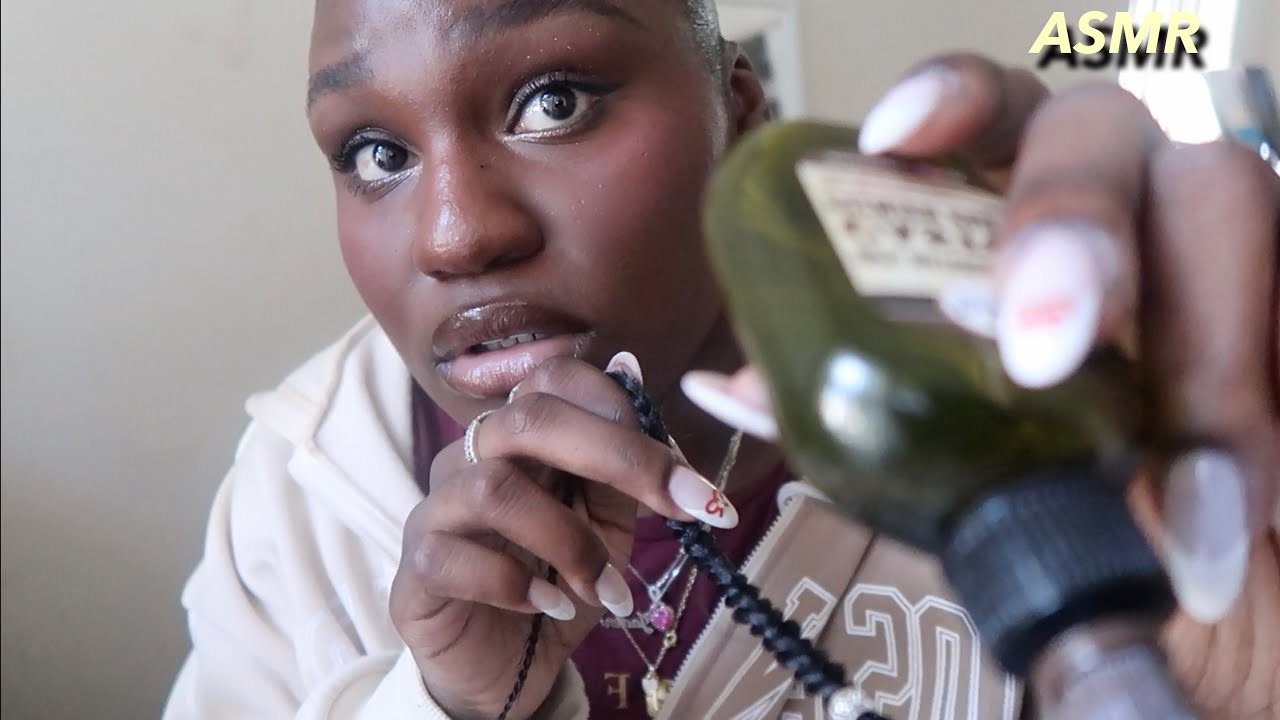 ASMR | Girl That's LOW-KEY OBSESSED With You Ask You To LIE For Her While Oiling Your Braids!!