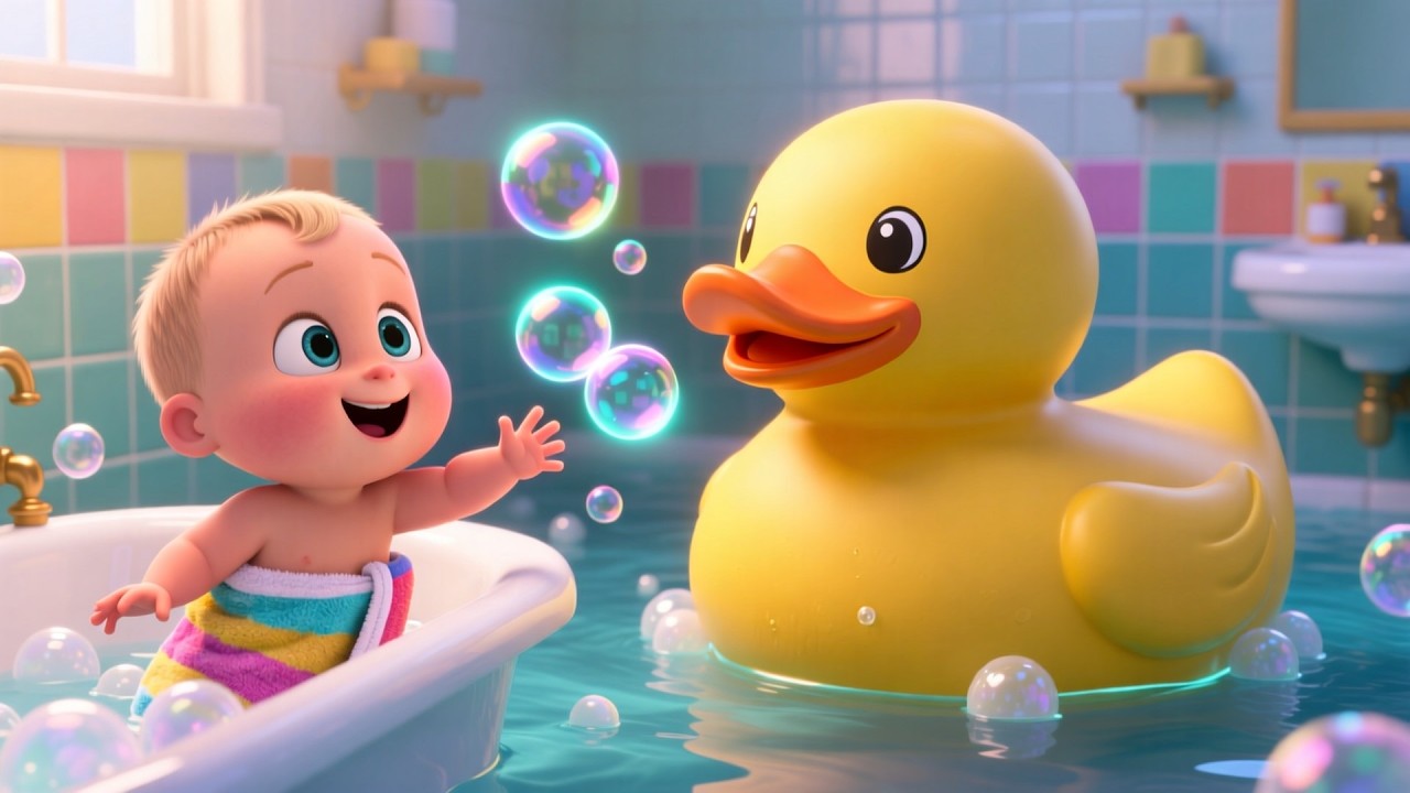 Double Bubble Bath Splash 🛁🫧 | Fun Learning & Play for Kids | Preschool Educational Video