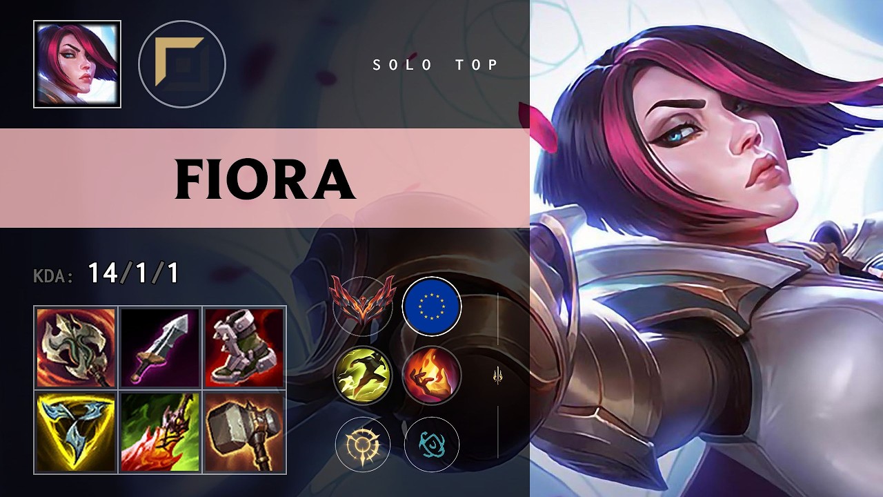 Fiora Top vs K'Sante - EUW Grandmaster Patch 26.12