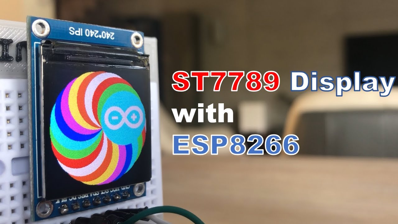 Пошаговое руководство: TFT-дисплей с ESP8266