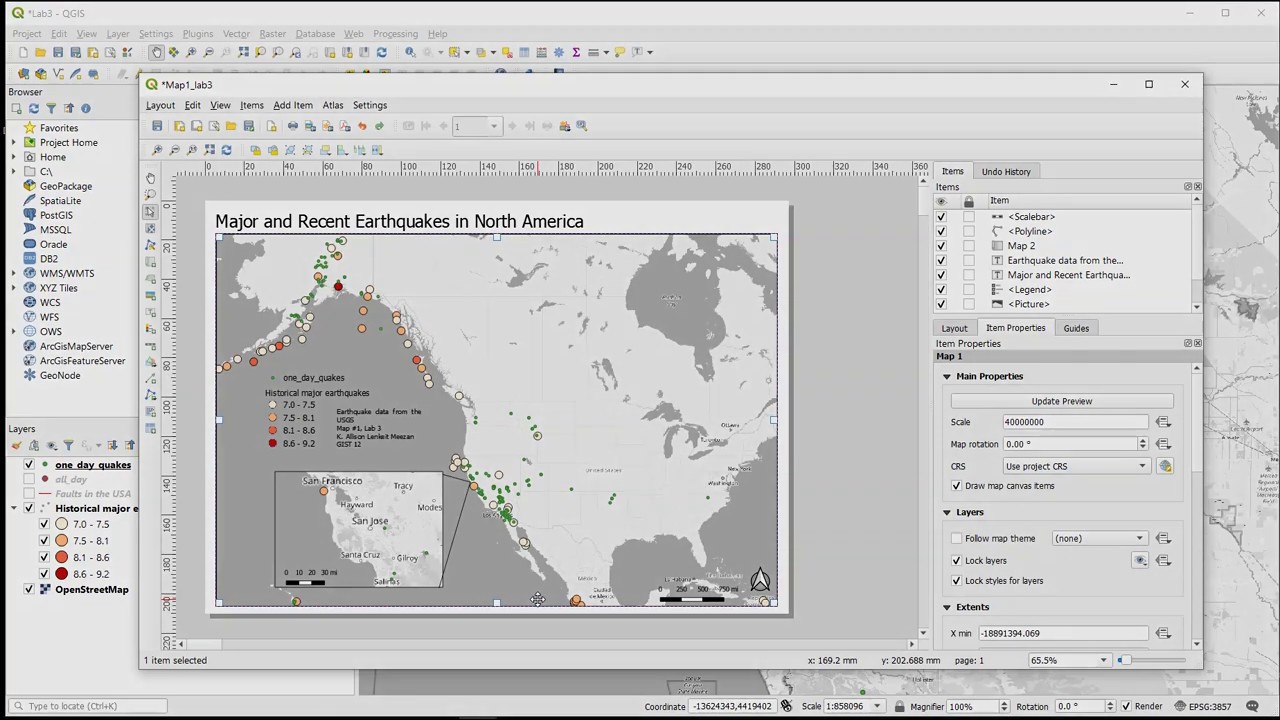 Adding an inset map in QGIS 3.4