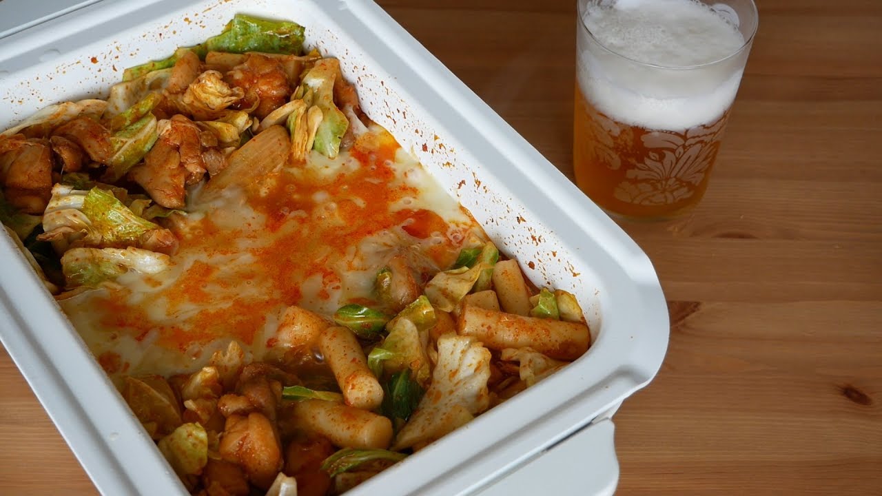 辛い!美味しい？辛い!!!美味しい？うちのチーズタッカルビ Cheese Dakgalbi