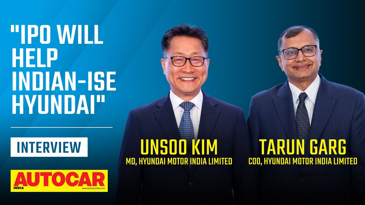 How the IPO will shape Hyundai India's future - Unsoo Kim & Tarun Garg | Interview | Autocar India