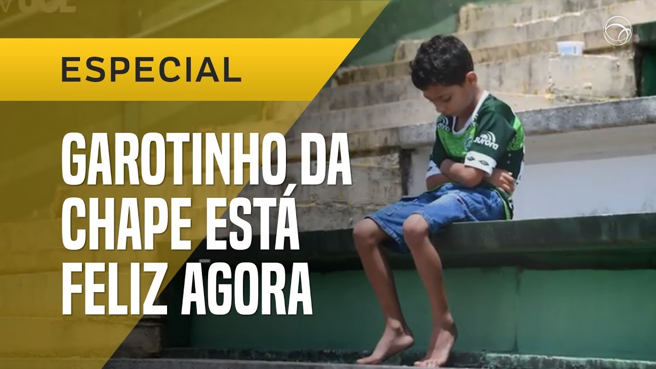 GAROTO SÍMBOLO DA TRAGÉDIA DA CHAPE SE RECUPEROU