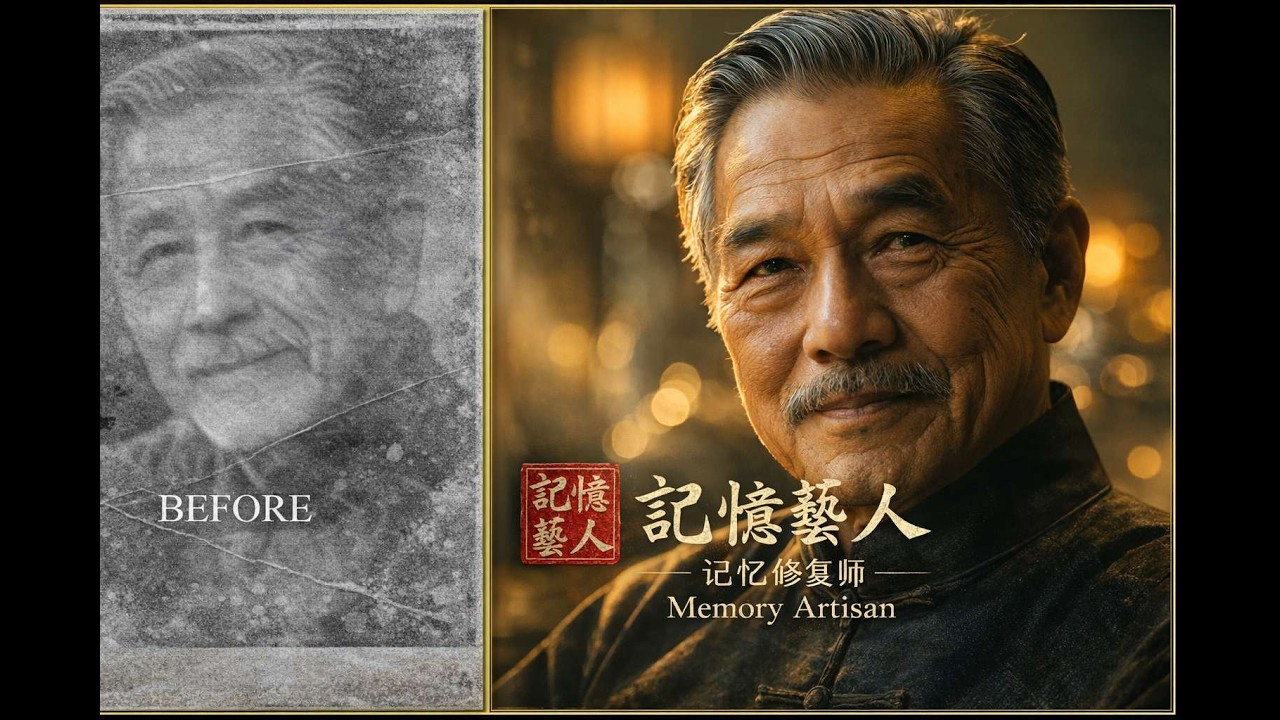 Bringing My Grandfather Back to Life: Extreme 1930s Photo Restoration in 4K