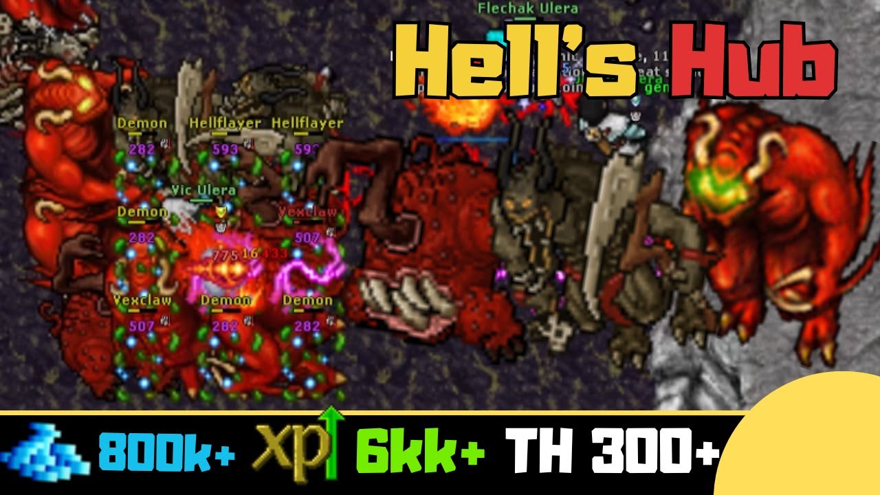 TH 300+ Ferumbras Ascension Entrance [How to team hunt]