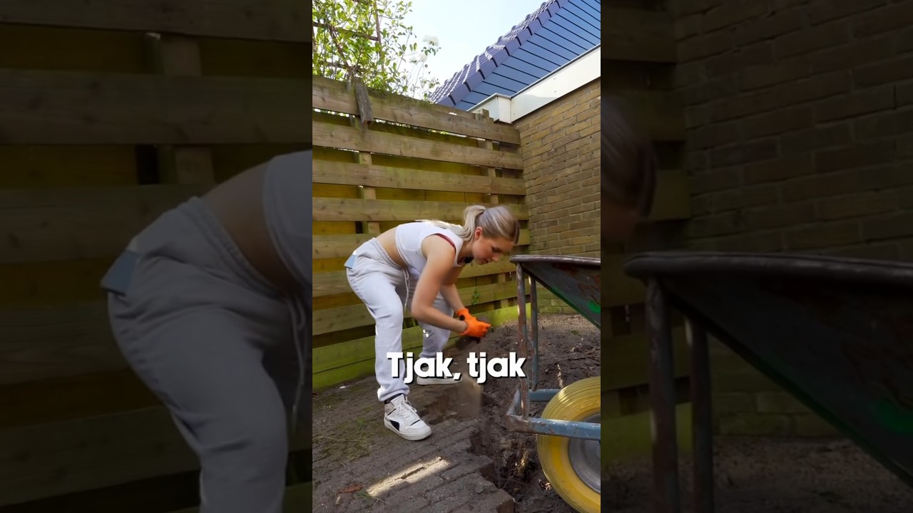 Wij gaan verder met het slopen van de tuin! 😳 (Verbouw video 18)