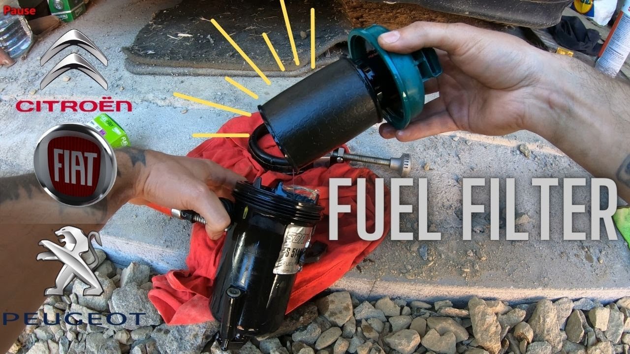 Fiat Ducato , Peugeot Boxer , Citroen Jumper replaced  change fuel filter very quickly and easily 4K