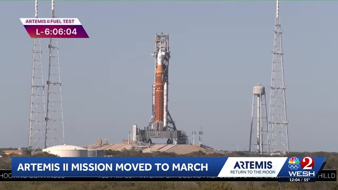 NASA's Artemis II moon launch delayed after technical issues during rehearsal