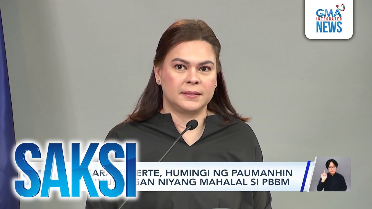 VP Sara announces presidential bid | Saksi