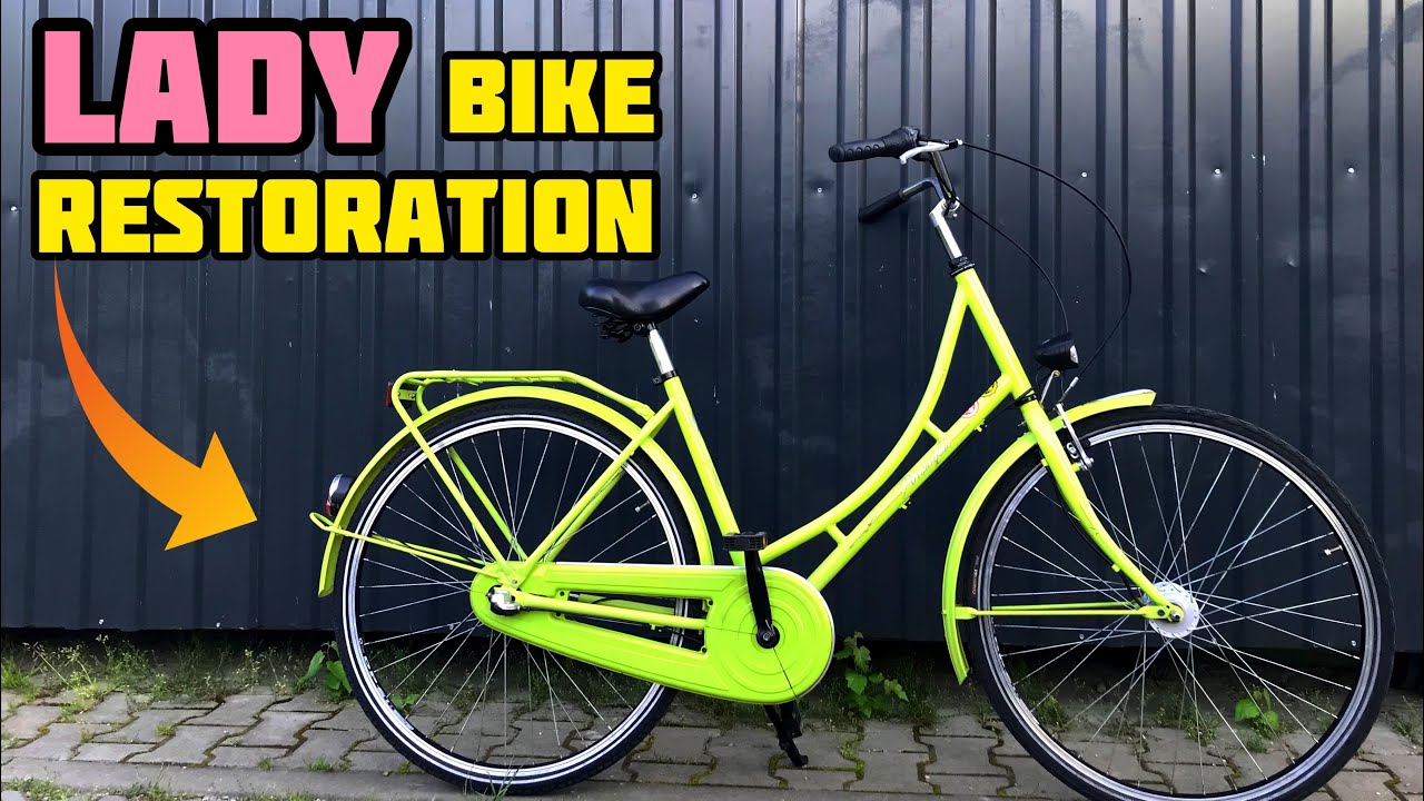 Restoration Rusty Commuter Lady Bike 🚲 | Restoring my girlfriend 