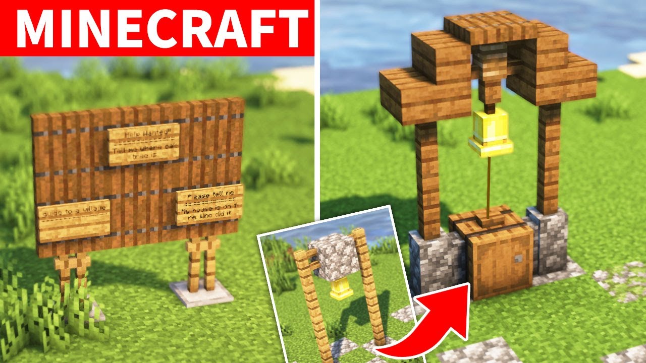【マインクラフト】村が凄くなるミニ建築とアイディア10選！