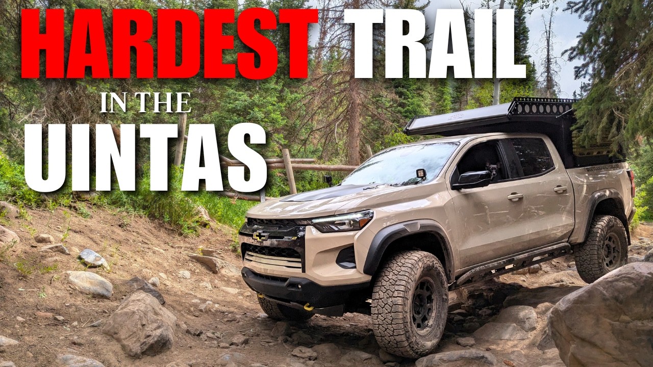 САМЫЙ СЛОЖНЫЙ маршрут в горах Юинтас в моём Colorado ZR2 2023 года | Forest Lake Trail