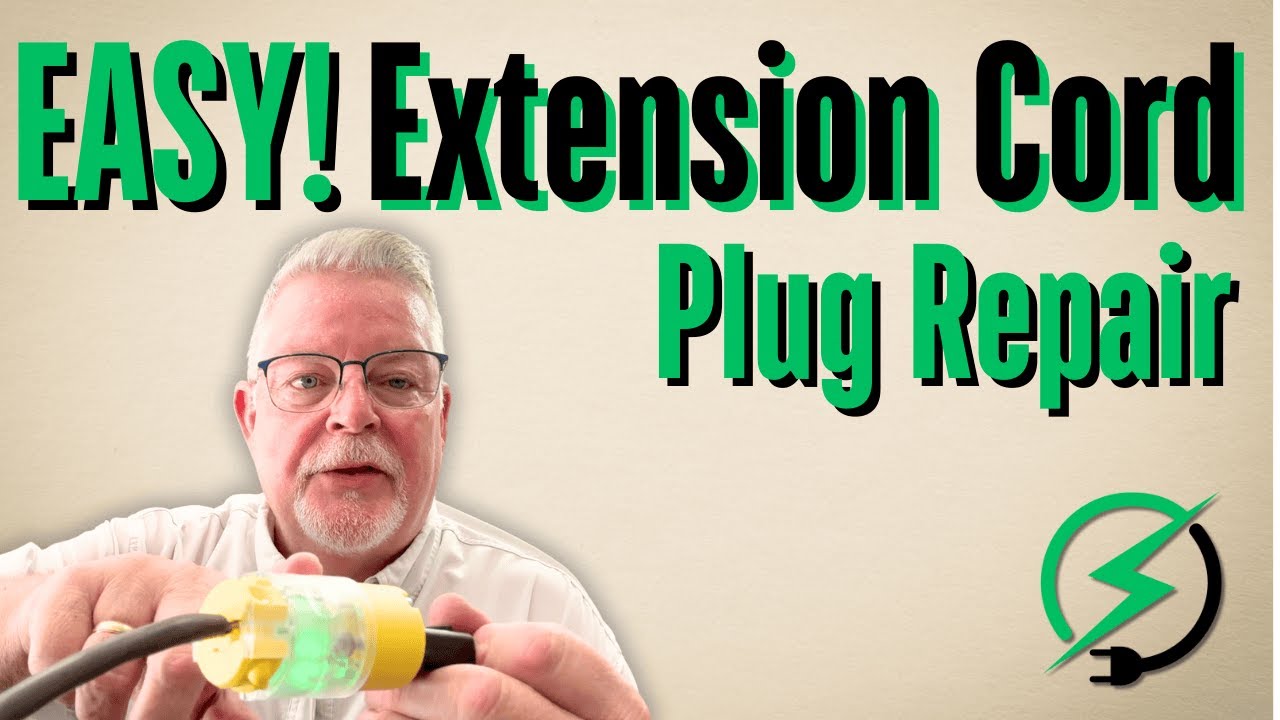 Extension Plug Cord Repair - Anyone Can Do This!