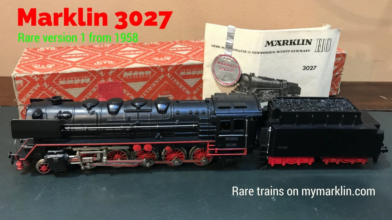 Marklin  trains 3027 rare version 1