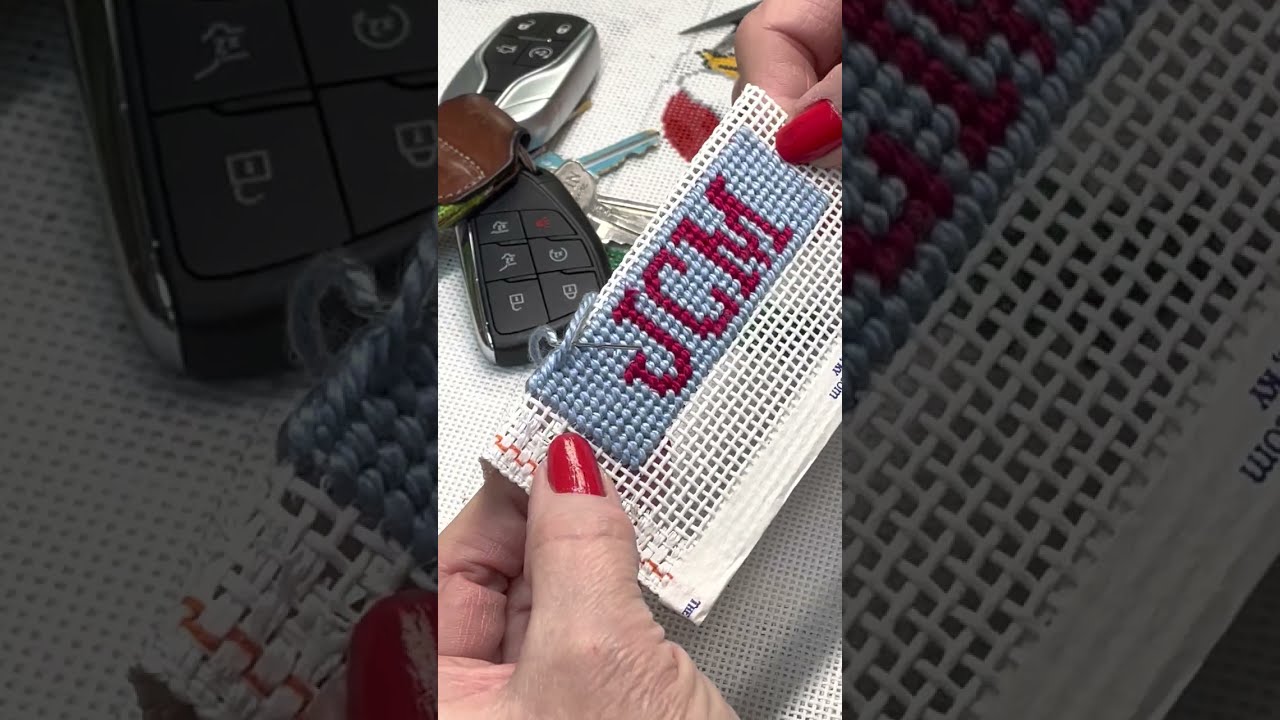 Needlepoint Finishing Stitch (Binding Stitch)