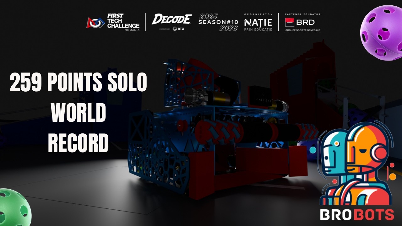 259 Points Decode FTC Solo WORLD RECORD | 19088 BROBOTS