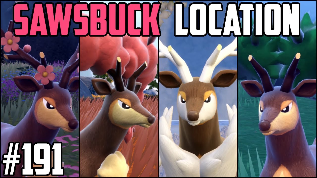 How to Catch Sawsbuck - Pokémon Scarlet & Violet