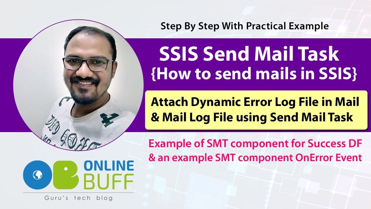 SSIS Send Mail Task Example | Send Mail Task OnError Event Handler