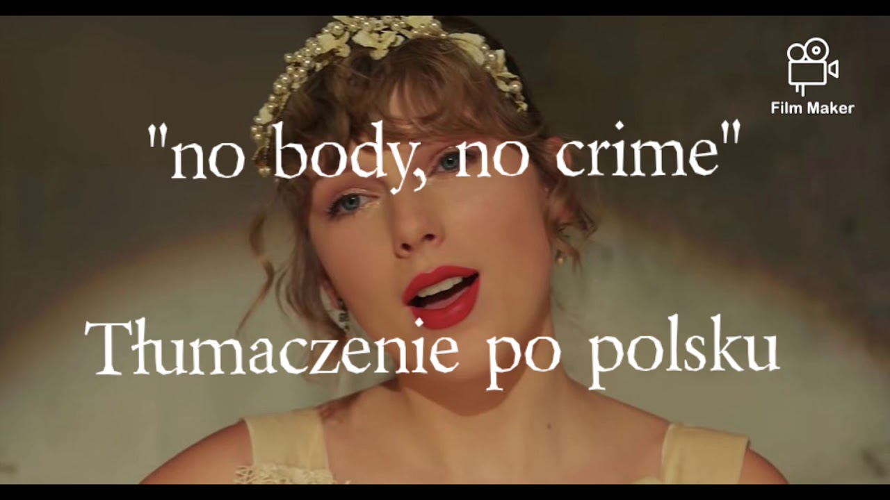 Taylor Swift - No body, no crime Tłumaczenie PL