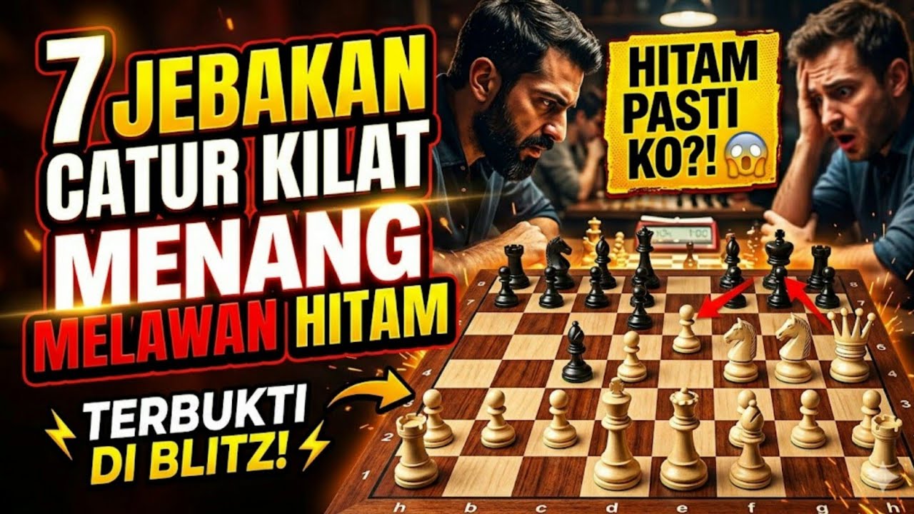7 Jebakan Catur Mematikan‼️Menang Hanya dalam 10 Langkah