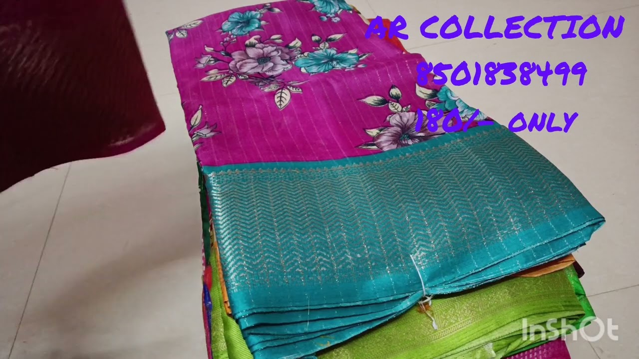 Dola 2 cut sarees 🥻🥻 only 180/- 🥰 wts up no 8501838499## 