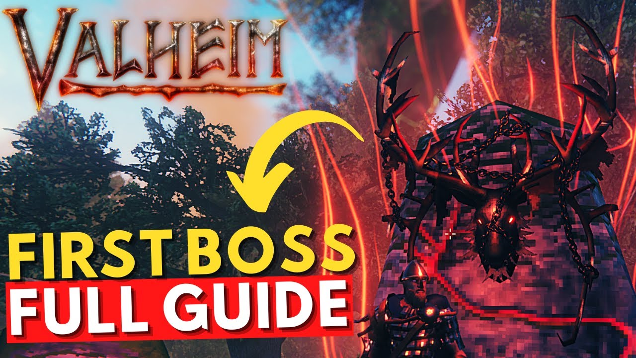Valheim First Boss SOLO Full Guide - How To EASILY Locate, Summon and Defeat Eikthyr