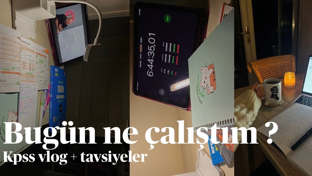 Bugün Ne Çalıştım? | KPSS Çalışma Günüm 📚 Motivasyon & Tavsiyeler #kpss2026 