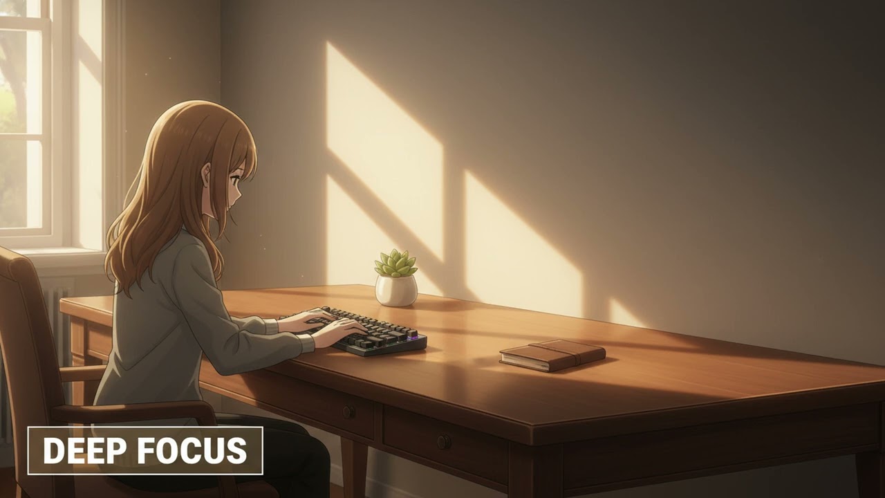 Deep Focus Piano Lofi for Study and Work | Distraction-Free, No Lyrics (59 Minutes)