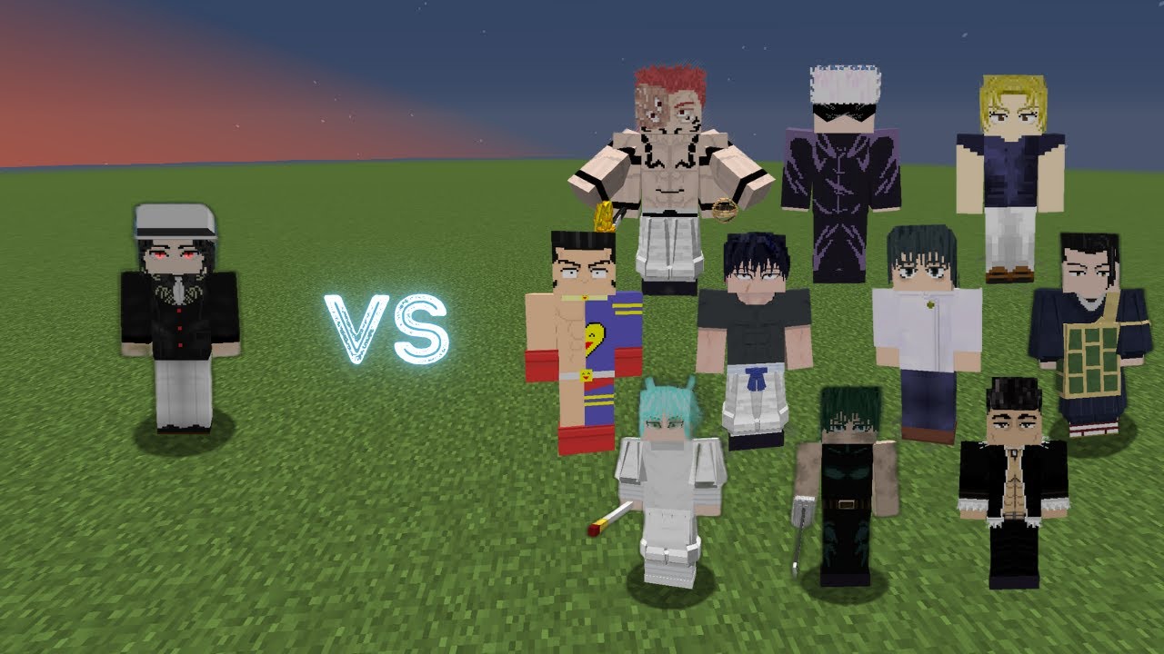 Muzan Kibutsuji vs Special Grade Sorcerers | Minecraft Jujutsu Kaisen x Demon Slayer