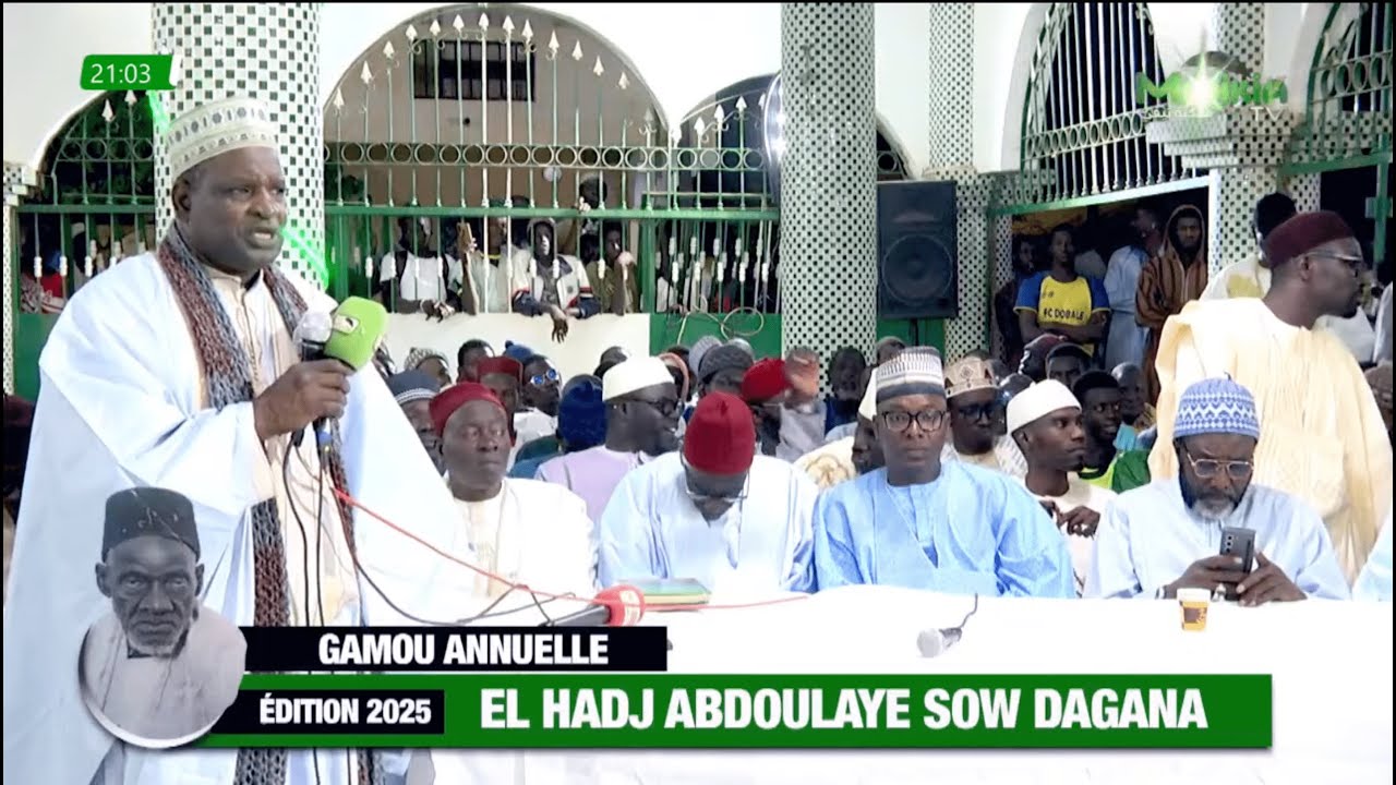 🔴[ DIRECT] GAMOU ANNUEL SOPE MAME HADJI ABDOULAYE SOW DAGANA l LUNDI 5 MAI 2025