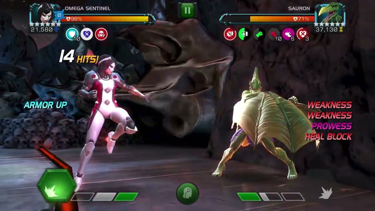 MCOC Omega Sentinel vs. Sauron 🤮