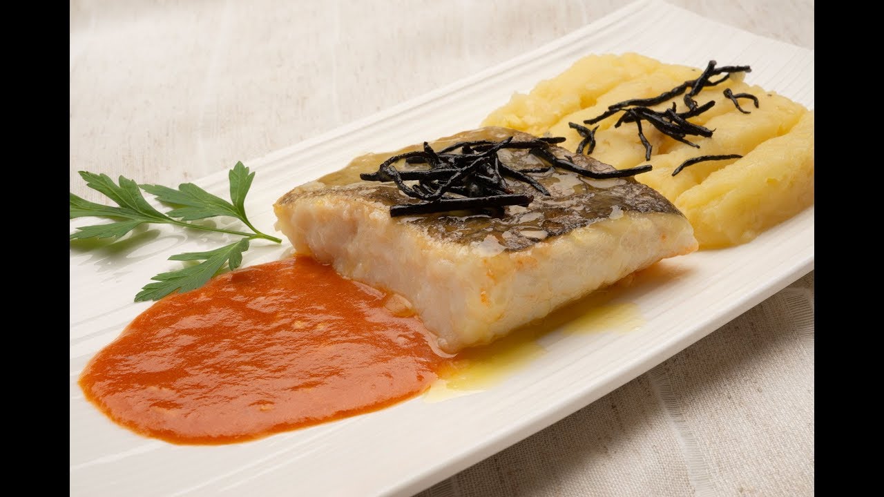 Bacalao asado con salsa de txakoli - Karlos Arguiñano