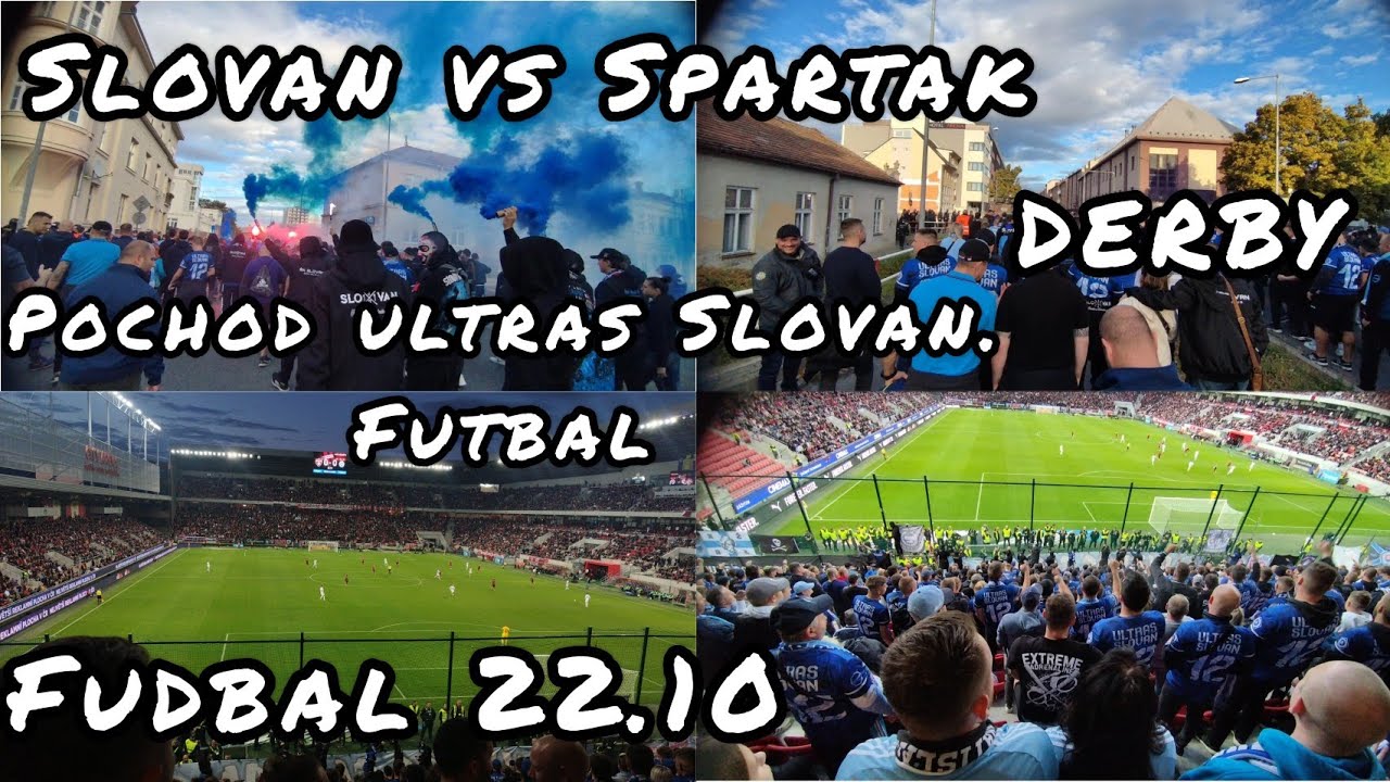 pochod + futbal  Slovan vs Spartak DERBY 22.10 ultras Slovan #ultras #slovanbratislava  #slovan