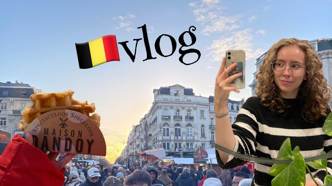 [ASMR] Come with me to Brussels 🇧🇪🍟 whispered vacation Vlog (voice-over)