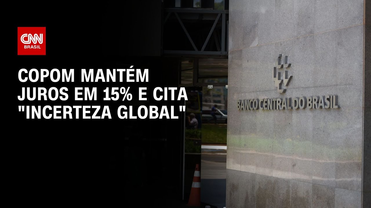 Selic: Copom mant&eacute;m juros em 15% e cita &ldquo;incerteza global&rdquo; | WW
