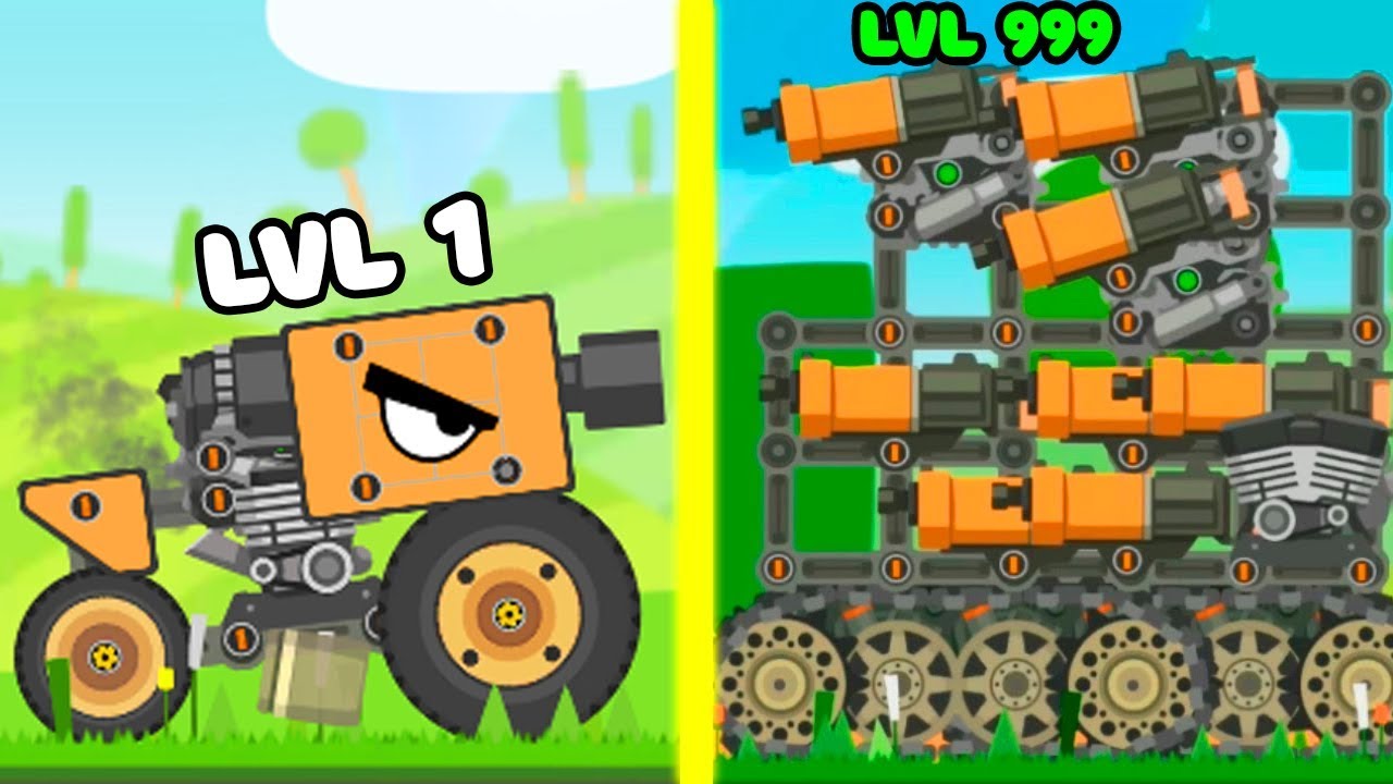 ЭВОЛЮЦИЯ ТАНКА ЧТОБЫ СОЗДАТЬ СИЛЬНЕЙШИЙ ТАНК В ИГРЕ SUPER TANK RUMBLE!