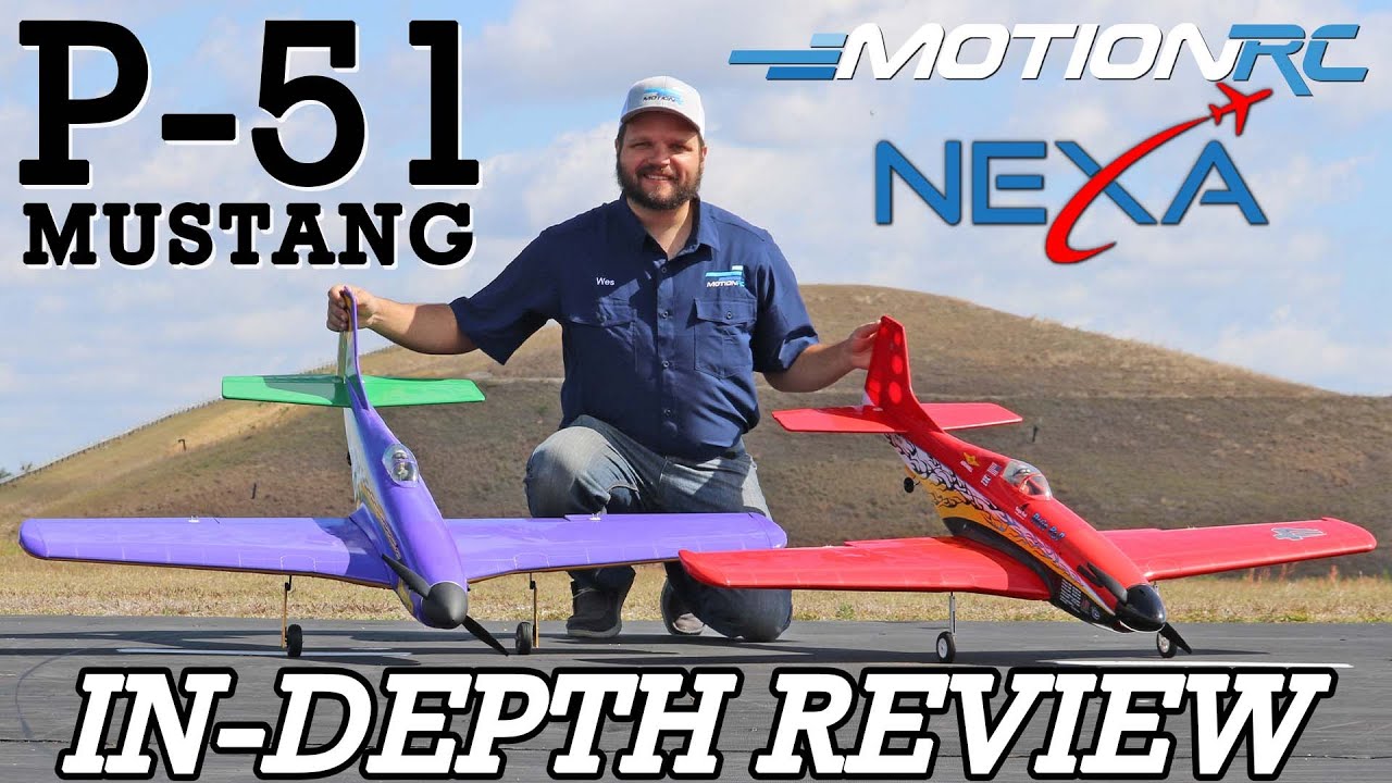 Nexa P-51 Mustang Voodoo and Dago Red In-Depth Overview | Motion RC