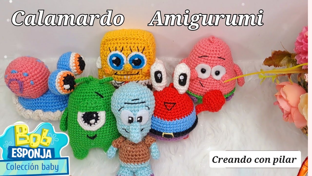 calamardo amigurumi version baby
