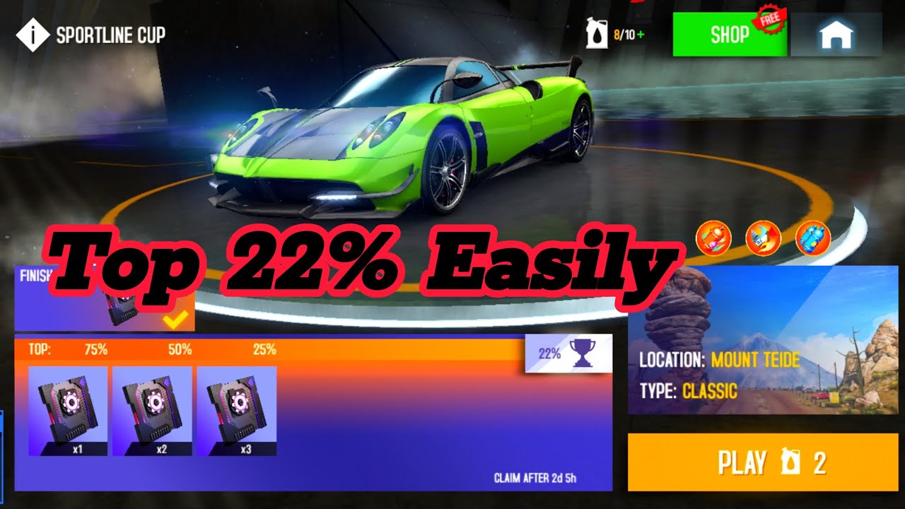 Get 7x Sportkits Now Easy Top 22% Mount Teide Asphalt 8 